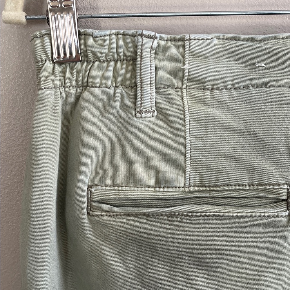 American Eagle high waisted stretch olive green jeans size 8 long - Picture 9 of 12